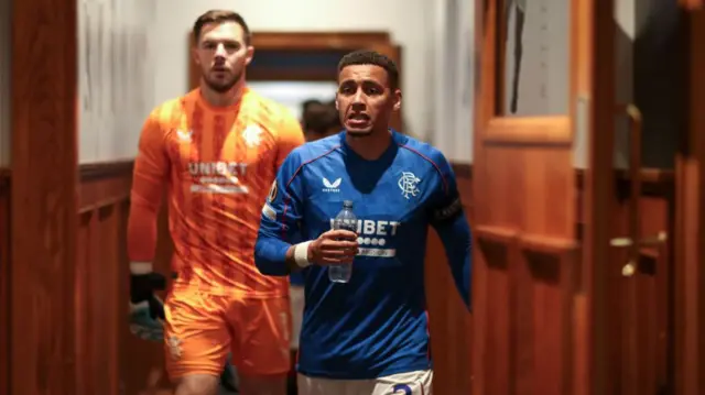 James Tavernier and Jack Butland