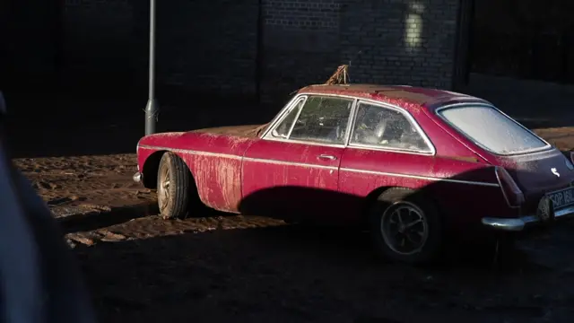 Grimy BMW in Meadow Mill apartment block