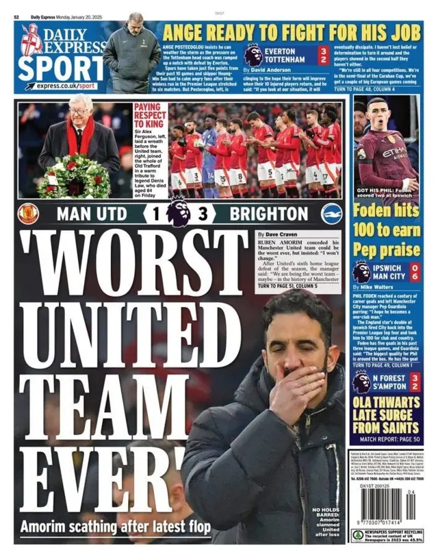 Express back page