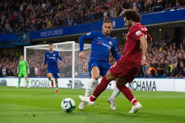 Mo Salah Eden Hazard