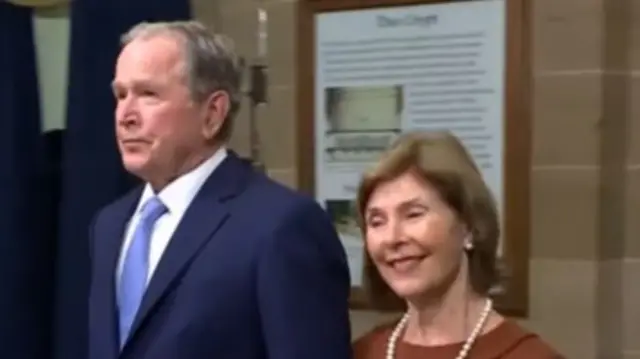 George and Laura Bush