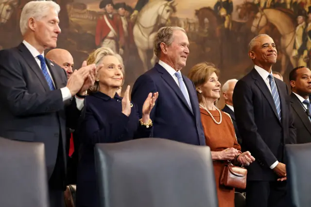 Former US presidents and first ladies