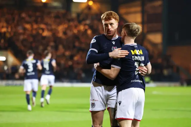 Simon Murray celebrates