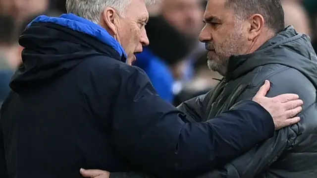 David Moyes and Ange Postecoglou