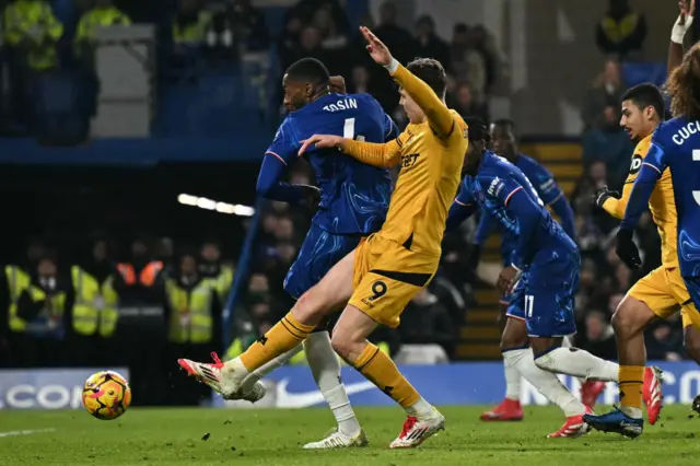 Tosin opens the scoring against Wolves