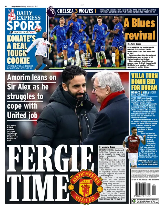 Express back page