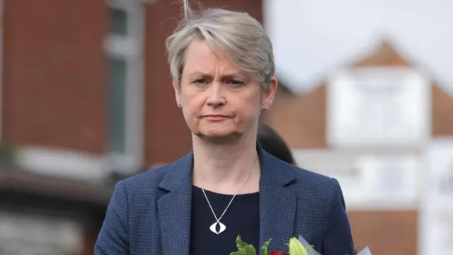 Yvette Cooper in Southport