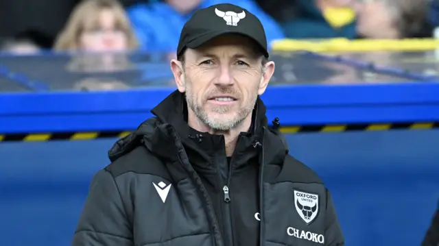 Oxford United boss Gary Rowett