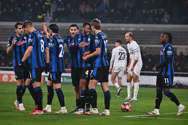 Atalanta celebrate