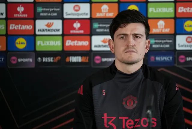 Harry Maguire in the news conference