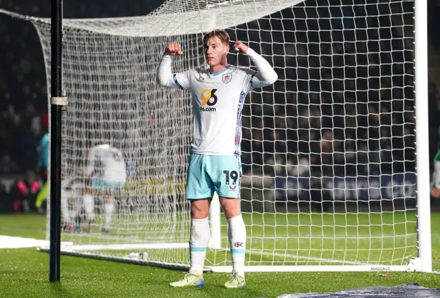 Zian Flemming celebrates scoring