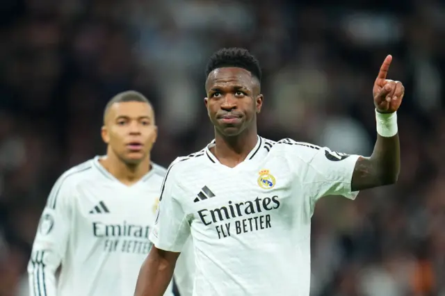 Vinicius Jr celebrates