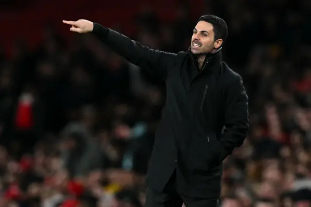 Arsenal manager Mikel Arteta