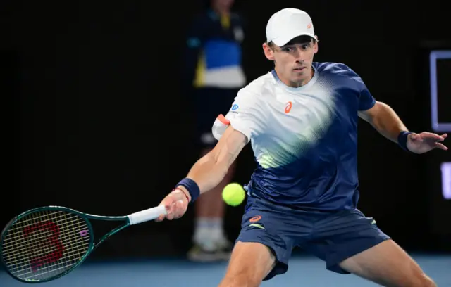 Alex De Minaur at the Australian Open