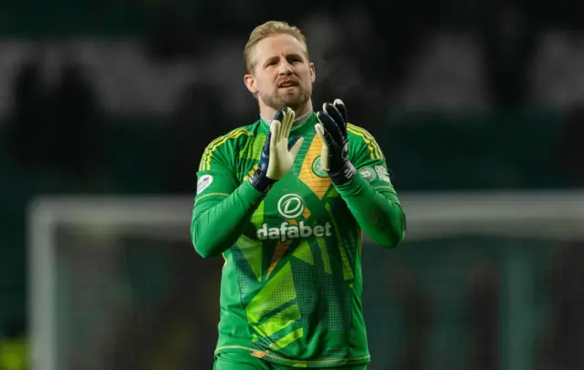 Celtic goalkeeper Kasper Schmeichel