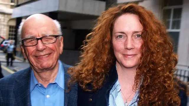 Rupert Murdoch and Rebekah Brooks pictured together in 2011