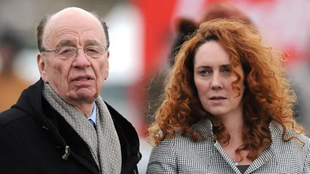 Rupert Murdoch and Rebekah Brooks