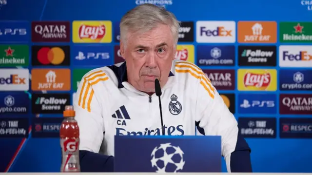 Real Madrid manager Carlo Ancelotti