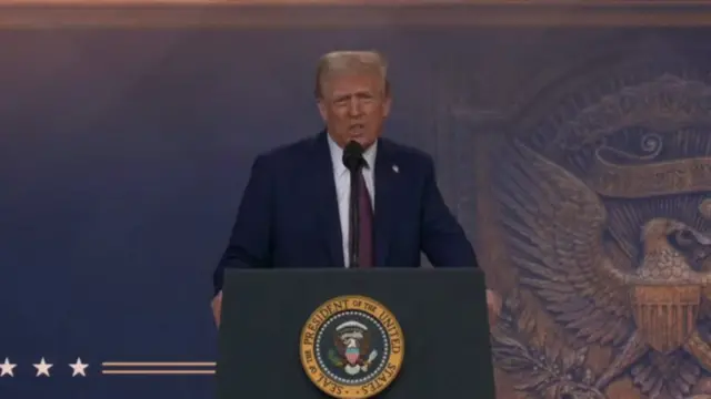 Trump speaking