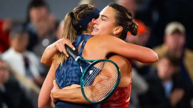 Paula Badosa and Aryna Sabalenka