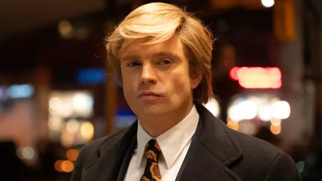 Sebastian Stan as Donald Trump in The Apprentice