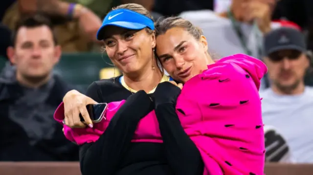 Paula Badosa and Aryna Sabalenka