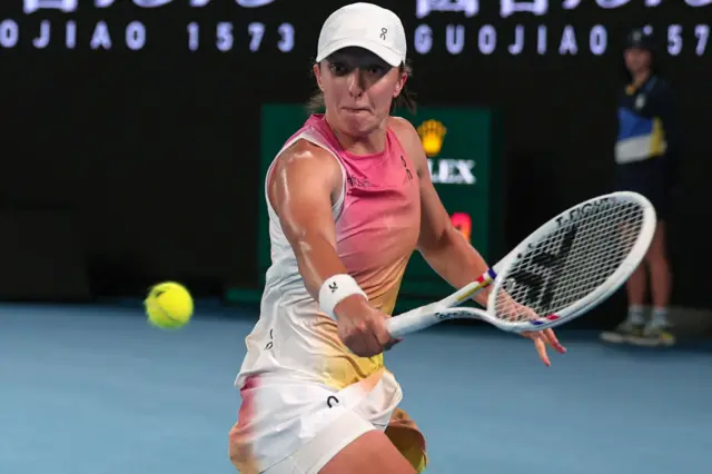 Iga Swiatek at the Australian Open.