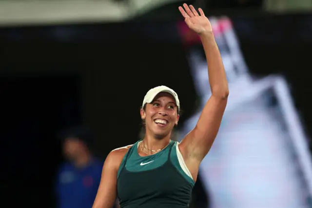 Madison Keys at the Australian Open