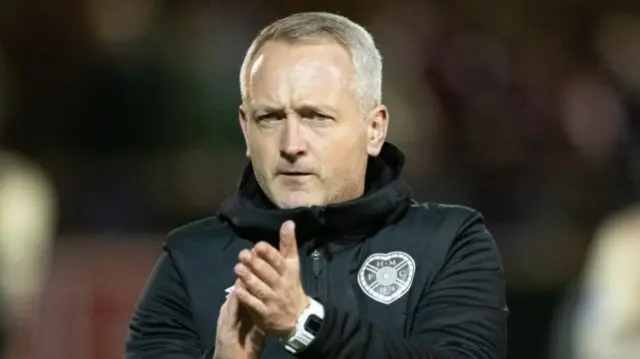 Hearts head coach Neil Critchley