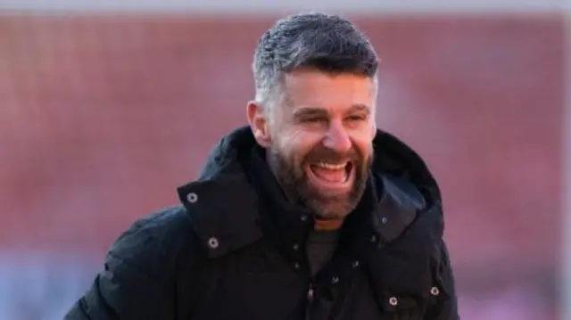 St Mirren manager Stephen Robinson