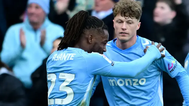 Coventry celebrate scoring