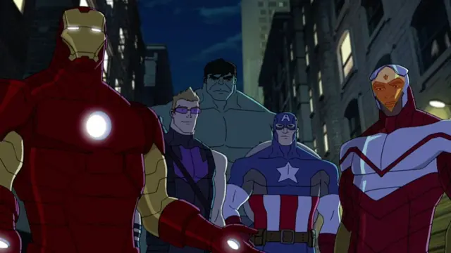 Still from Marvel's Avengers Assemble animation