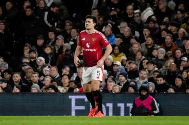 Harry Maguire of Manchester United in action