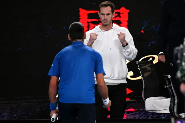Andy Muray and Novak Djokovic