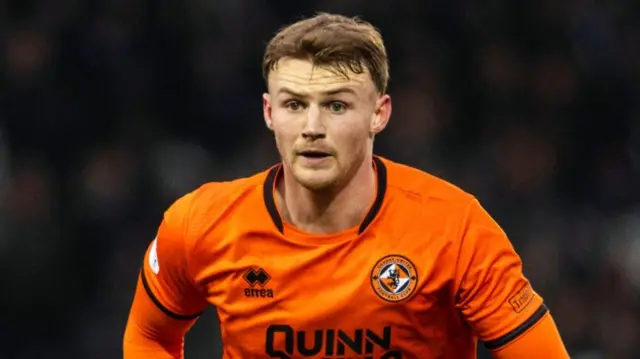 Dundee United striker Sam Dalby