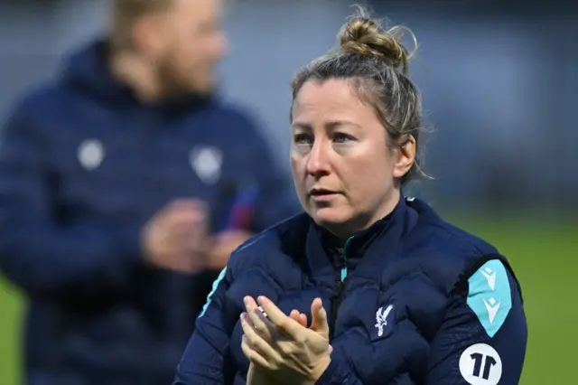 Crystal Palace head coach Laura Kaminski