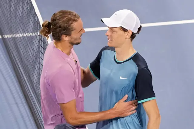Alexander Zverev v Jannik Sinner