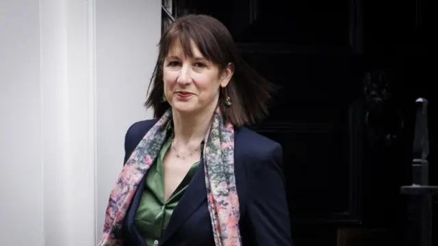 British Chancellor of the Exchequer Rachel Reeves leaves 10 Downing Street after a cabinet meeting