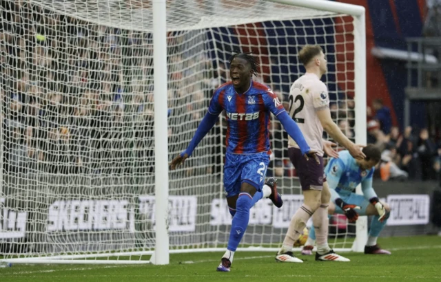 Crystal Palace's Romain Esse celebrates