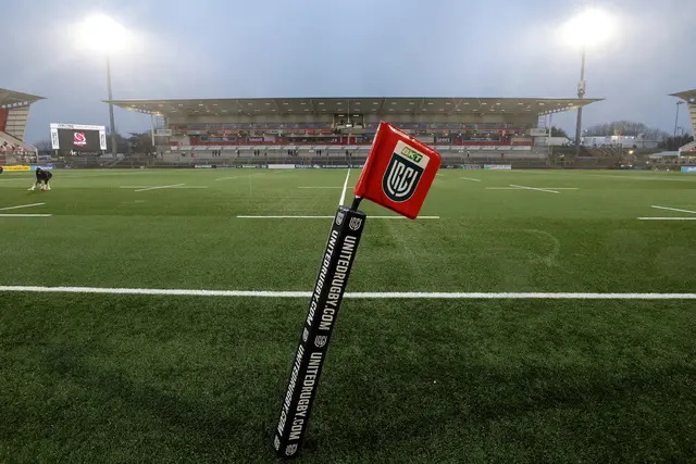 Kingspan Stadium in the rain