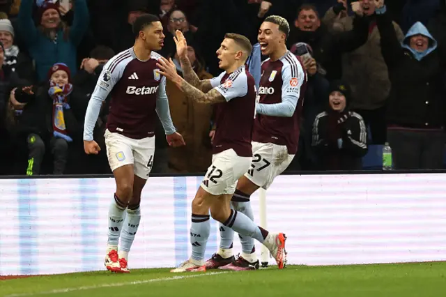 Jacob Ramsey (L) celebrates