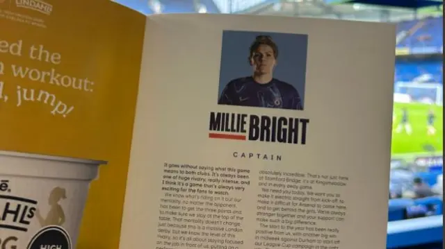 Millie Bright column notes