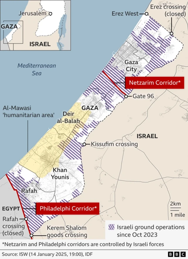 Map of Gaza