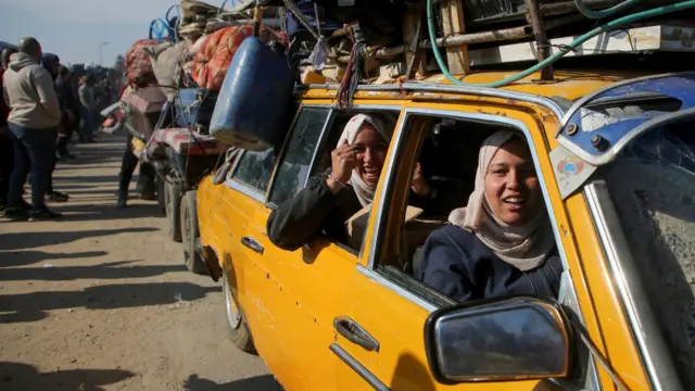 Palestinians (not Khalil Shabeer's family) waiting at the checkpoint today