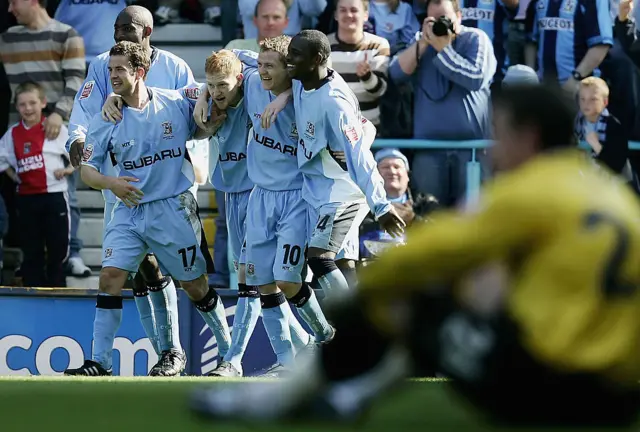 Andy Whing celebrates