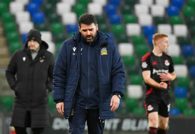 Linfield manager David Healy