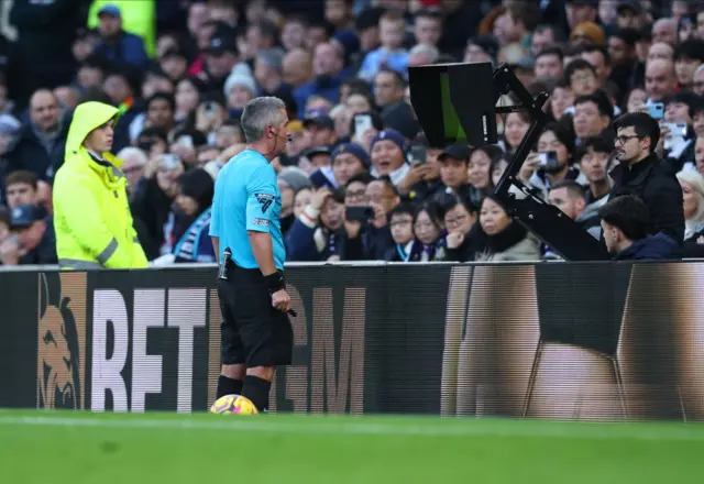 Referee checking monitor