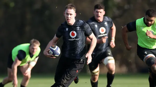 Liam Williams in training