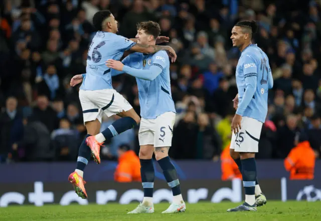 Manchester City celebrate