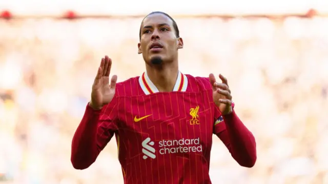 Liverpool captain Virgil Van Dijk